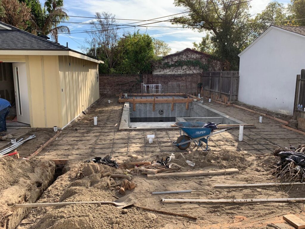 swimming pool construction