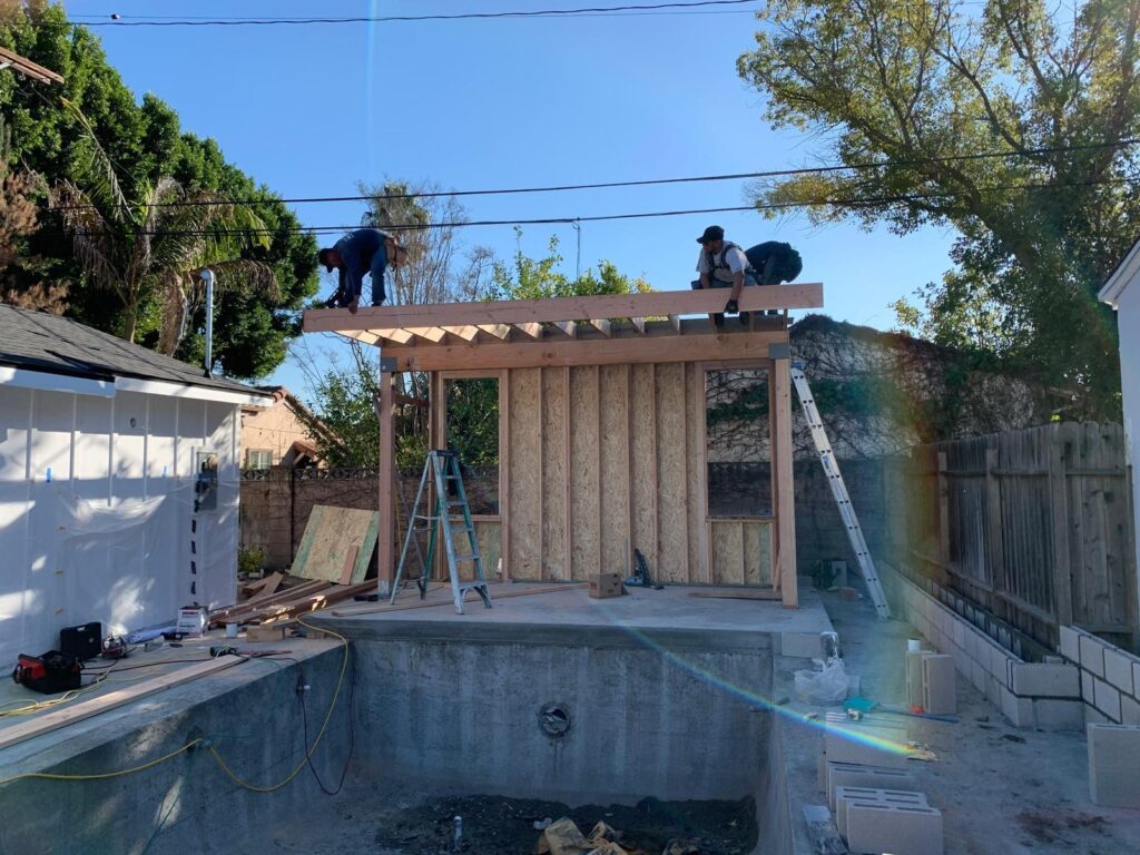 swimming pool construction