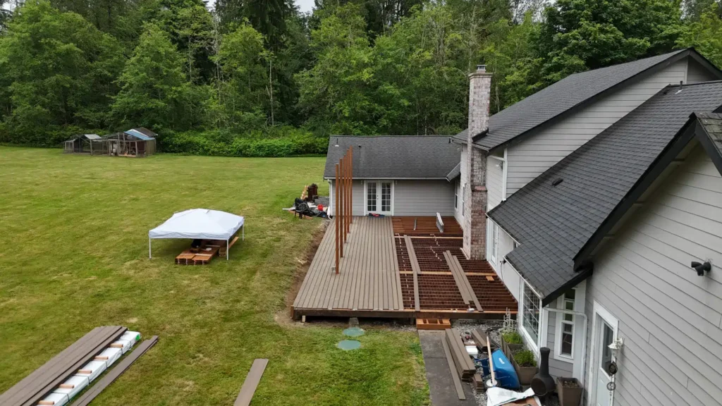 deck with pergola project for 2025