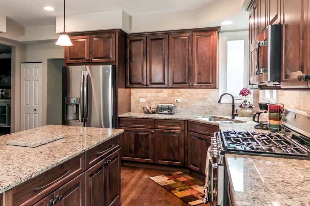 Kitchen remodel design focusing on both function and aesthetic feeling.