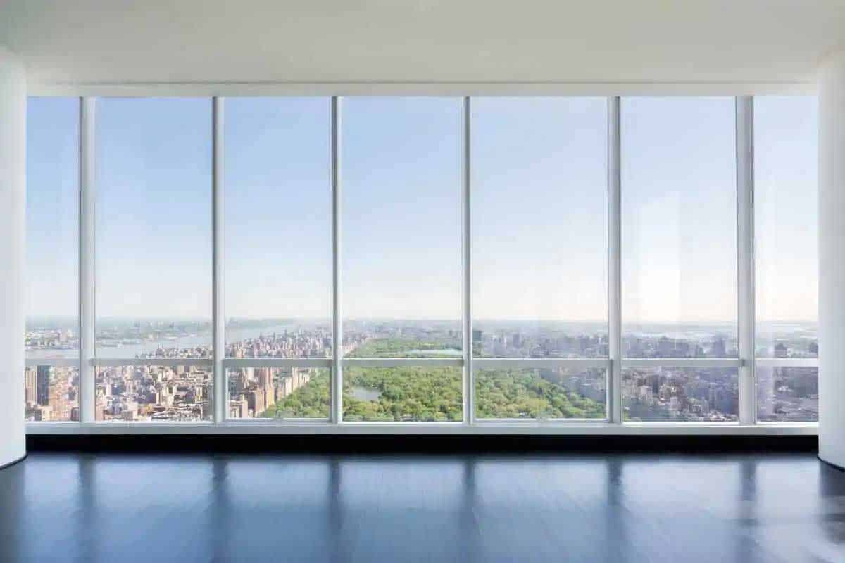 Expansive bay windows enhancing brightness and offering scenic views