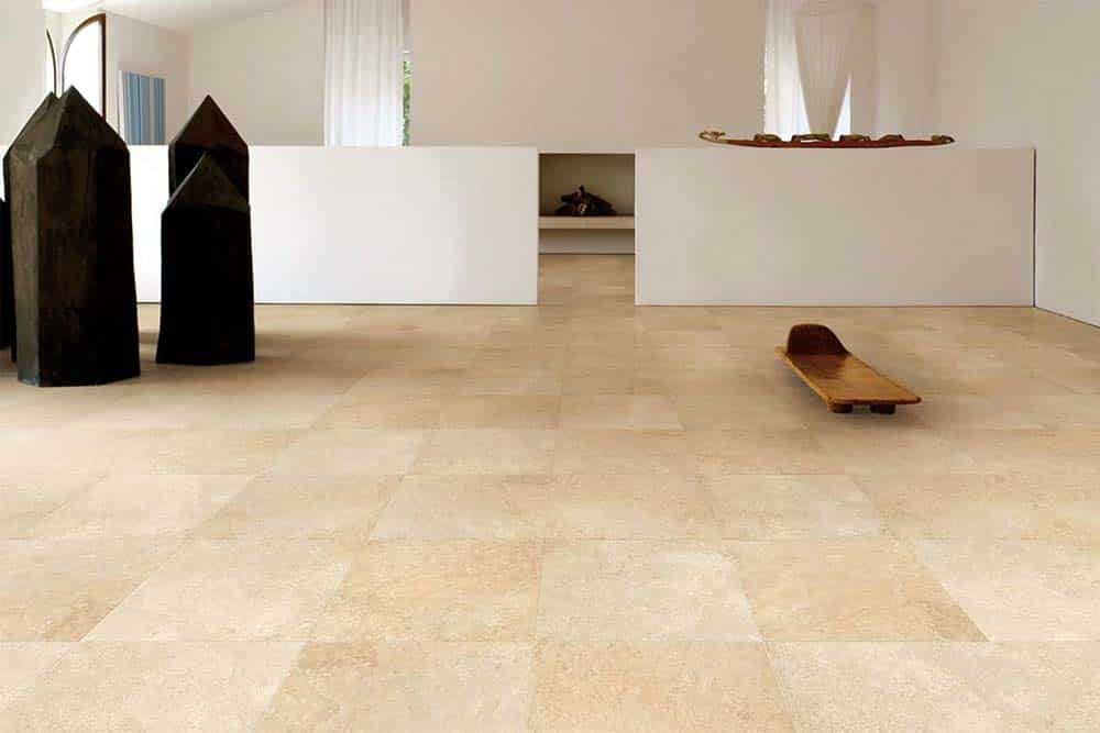 Elegant natural stone flooring for a timeless look