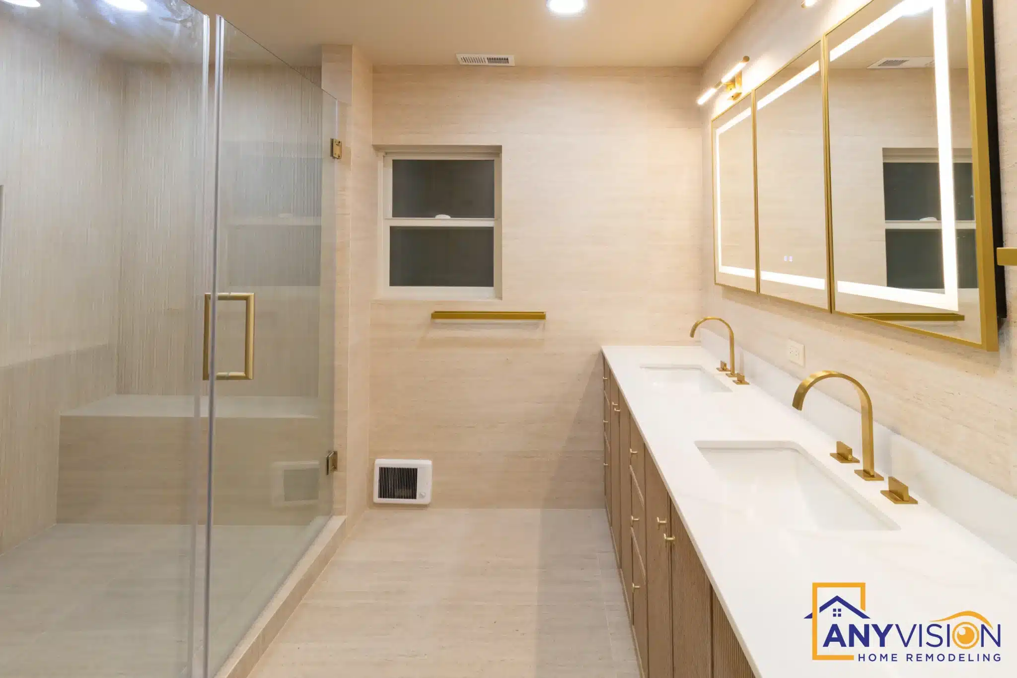 Spa ensuite completed by Anyvision in North Edmonds
