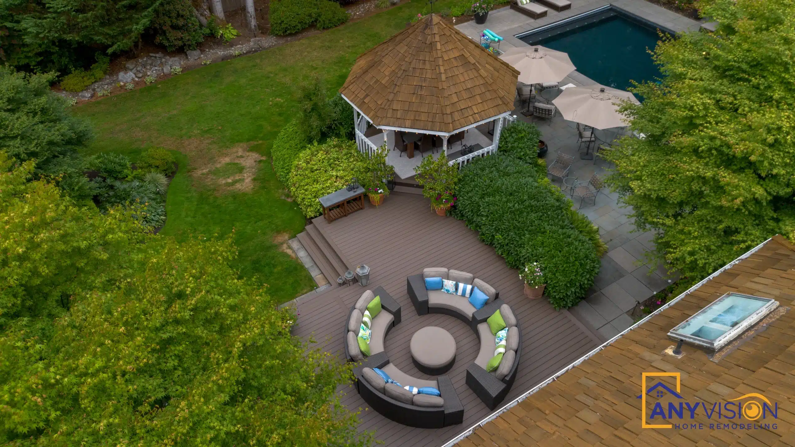 Anyvision deck installation in Woodinville, WA &mdash; photo 13