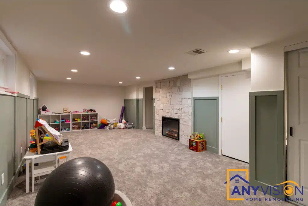 Modern basement transformation and luxury guest suite by Anyvision in Seattle, WA
