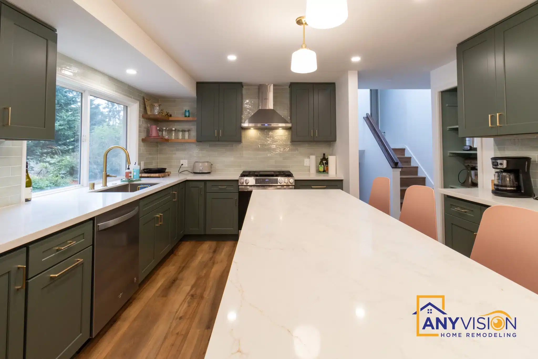 Kitchen Remodel in Newcastle, WA by Anyvision Home Remodeling