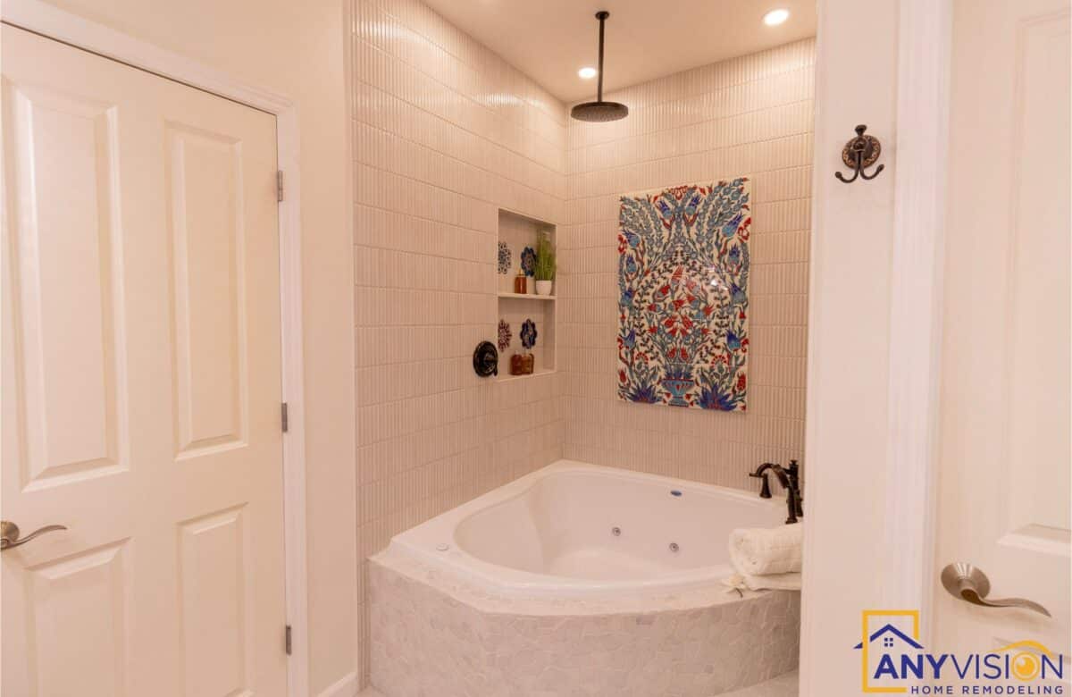 Bathroom remodel in Bellevue with Jacuzzi