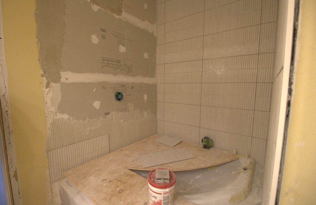 the bathroom remodeling process